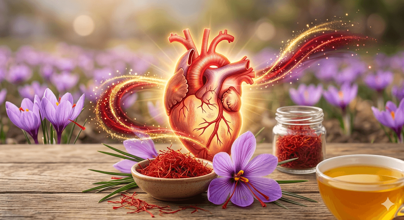 Safran & Santé Cardiovasculaire : Cholestérol, Tension et Athérosclérose
